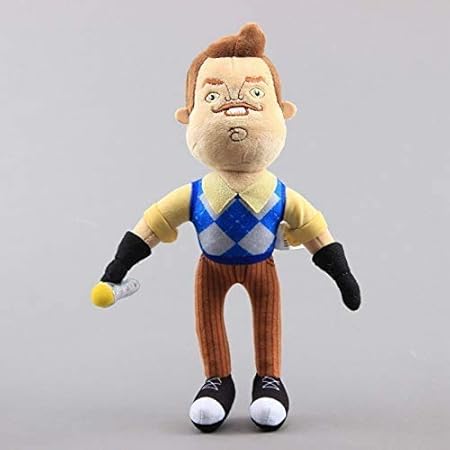 Amazon ぬいぐるみ ぬいぐるみ30 Cmハローネイバーぬいぐるみネイバーエプロンナイフソフトぬいぐるみ誕生日ギフト子供のため ぬいぐるみ おもちゃ