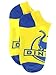 Disney Cars 3 Boys Toddler 6 pack No Show Socks (Shoe: 7-10 (Sock: 4-6), Grey/Multi No Show)