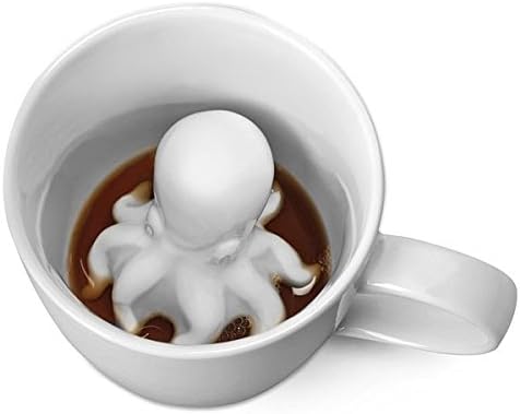 250ml Unusual Octopus Surprise Mug Ceramic Octopus Attack Coffee Cup