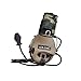 IRON JIA'S Shooting Earmuffs Hunting Tactical Headset Noise Canceling Camouflage Headphone Standard Military NATO Plug Walkie Talkie Helmet Z-111 (Desert)