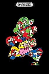 Composition Notebook: Layers of mario consoles