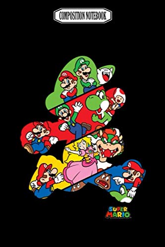 Composition Notebook: Layers of mario consoles