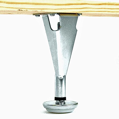 Bed Claw Unibody Adjustable Height Bed Frame Slat Center Support Leg, U