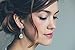 SWEETV Teardrop Wedding Earrings for Brides, Bridesmaids, Cubic Zirconia Dangle Earrings for Prom, Party, Formal Occasion,Rose Gold