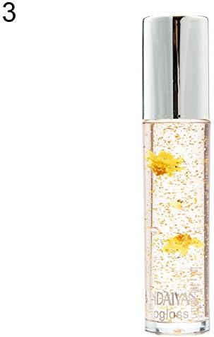 WliYaGg 8ml Flower Moisturizing Lip Gloss Oil Balm Transparent Color Changing Lipstick - Yellow