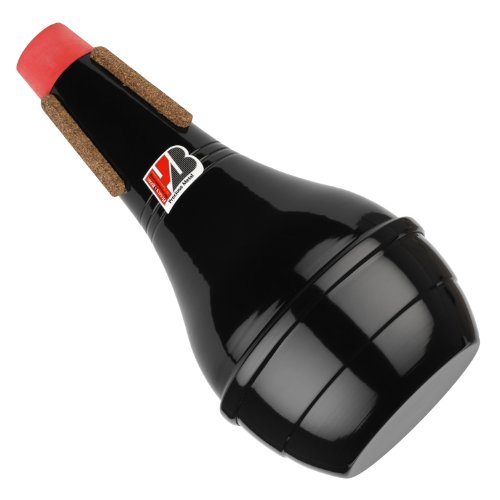 Humes & Berg Stonelined Practice Black Aluminium Baritone Horn Mute (263BK)