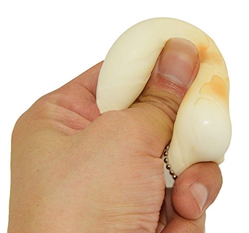 BleuMoo Novel Japan Stretchy Scented Rice Cake Squeeze Decompress Toy Key Chain