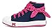 Zoe's Girl's High Top Bowknot Canvas Shoes Casual Sneakers Comfort Board Shoes