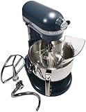 KitchenAid KP26M1XBS Professional 600 Series 6-Quart Stand Mixer, Blue Steel