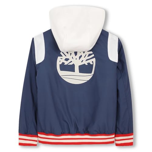 Timberland Chaqueta con capucha para niño, azul, 4 años