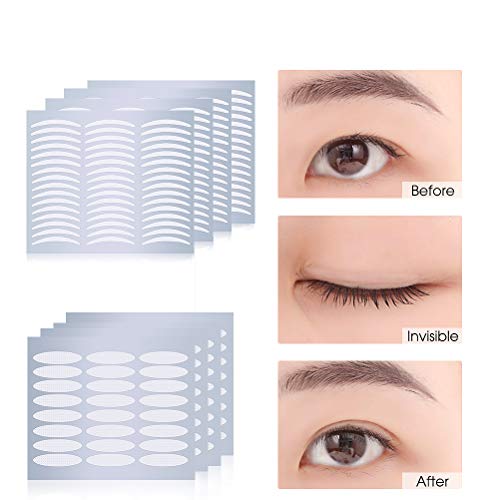 1920Pcs Invisible Single Side Fiber Double Eyelid Tape Stickers Perfect for Hooded, Droopy, Uneven, small eyes, or Mono-eyelids
