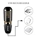 Male Masturbator Cup - Adorime 10 Powerful Thrusting Modes Fully Automatic Electric Masturbation Stroker USB Rechargeable Adult Vibe Realistic Vagina Pocket Pussy Sex Toys for Men