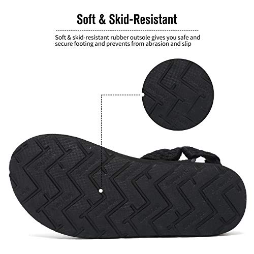 EQUICK-Womens-Arch-Support-Athletic-Sandal-Yoga-Mat-Insole-Beach-Shoes-Outdoor-Sports-and-Indoor