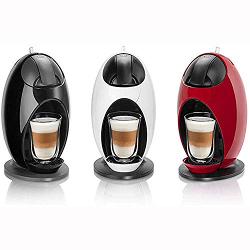 BBZZ Kaffeemaschine heiße und kalte ausgefallene Getränke Kapselmaschine Mini Home Office,Schwarz