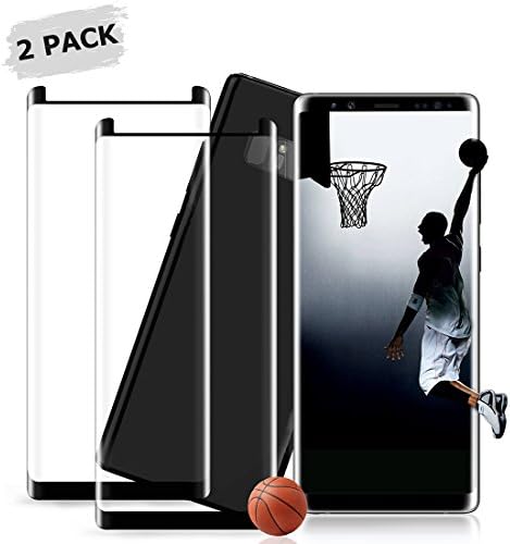 Lupaava Screen Protector for Galaxy Note 8, <2pack> Tempered Glass, Crystal Clear, 9H Hardness, 3D Touch Compatible, Glass Screen Protector Film