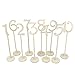 OULII Wooden Table Numbers with Holder Base for Wedding or Home Decoration, 1 to10, Pack of 10