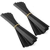 PolyPlaz Plastic Welding Rods, Flat Strips for TPO, TEO &amp; PP, Black, 40 pk | Repairs TPO, TEO &amp; PP Bumpers, Kayaks &amp; Plastic Parts; Sandable, Strong Flexible PolyPlaz Blend