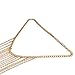 QGAKAGO Cross Body Link Chain Necklace Golden Bikini Party Necklace Jewelry Sexy Body Chain