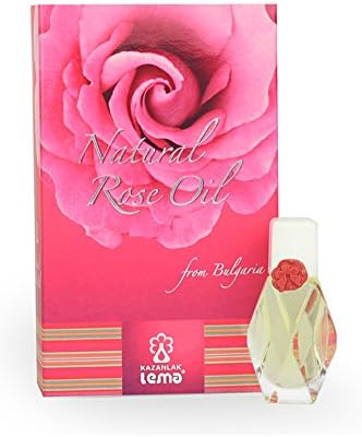 Lema 100% Pure and Natural Essential Rose Oil (Otto) 5ml Undiluted - from Rose Distillery in Bulgaria, Therapeutic Grade