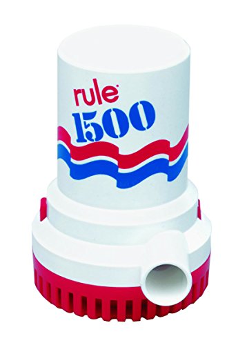 Rule 1500 GPH Marine Bilge Pump, Non-Automatic