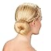 Miss Pouty Hair Bun Maker (Blonde) - Ring Style Doughnut Bun Shaper - Hair Donut Bun Maker for Women, Girls