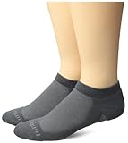 Timberland Men's 2 Pack Coolmax No Show Casual Socks, Gray, Sock Size:10-13/Shoe Size: 6-12