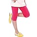 Candy Color Kids Girl Cotton Tight Leggings Children Summer Cropped Capris Pants