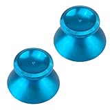 E-MODS GAMINGÂ® Custom Xbox 360 Controller Analog Thumbsticks/ Thumb Sticks (Metal Blue)