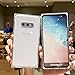 Tzomsze Samsung s10 Plus Case Clear,Samsung Galaxy S10 Plus Square Case Transparent Case Cover Reinforced Corners TPU Cushion,Crystal Slim Shock Absorption TPU Silicone Shell-Crystal Clear