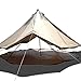 DANCHEL 4-Season Family Cotton Bell Tents (10ft 13.1ft 16.4ft 19.7ft Dia. Size Options)
