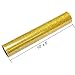 ARHIKY Glitter Heat Transfer Vinyl HTV for T-Shirts 10Inches by 5 Feet Rolls(Gold)