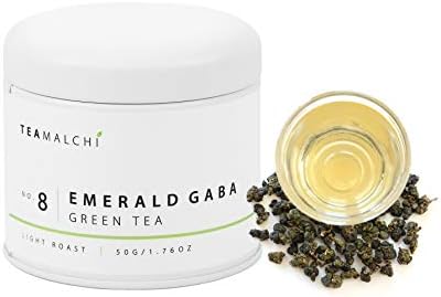 Natural Taiwan High Mountain Emerald GABA Loose Leaf Green Tea, 50g/1.76 oz.