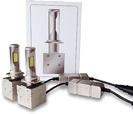 LED Headlight Bulbs H9 Automotive COB LED Conversion Kit 6000k Cool White H9 8800LM 12V (H9)