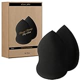 Cosmetics Beauty Sponge Blender - Latex Free and Vegan Makeup Sponge - For Powder, Cream or Liquid Application - Two Piece