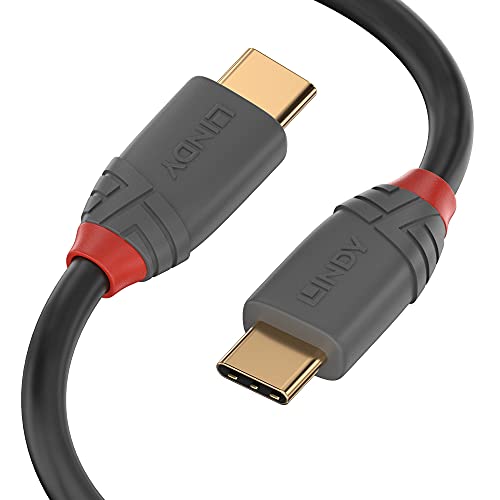 LINDY Cable USB C 36872 2 m Negro Gris
