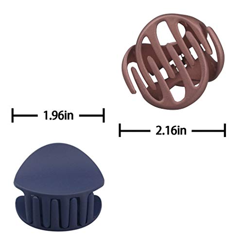 8Pcs Claw Clips,Topivot Non Slip Jaw Clips Hair Clamps Hair Claw Clips for Women