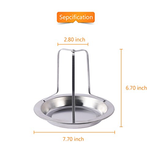 AIEVE Beer Can Chicken Holder, Stainless Steel Grilling Accessories