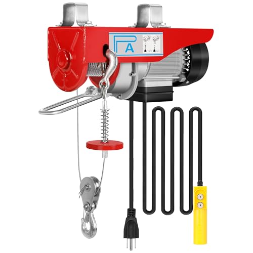 RENGUE 440 LBS Electric Hoist, 110V 480W Winch with Remote Control