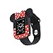 Clatune Polka Dots Soft Silicone Bumper Full Body Case Lovely Bowknot Protective Frame Cover Compatible with 42mm Apple Watch Series 3/2/1