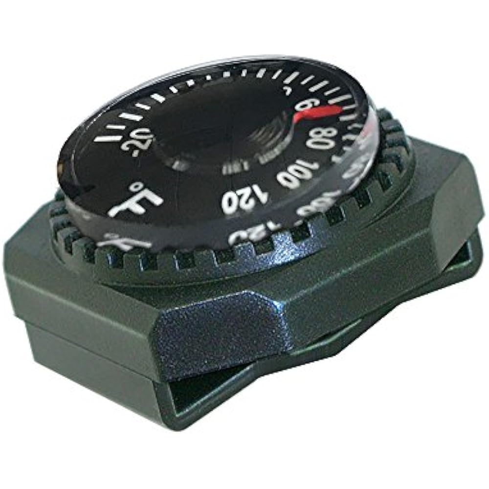 Slipon Wrist Thermometer EasytoRead Dial For Watch Band Paracord