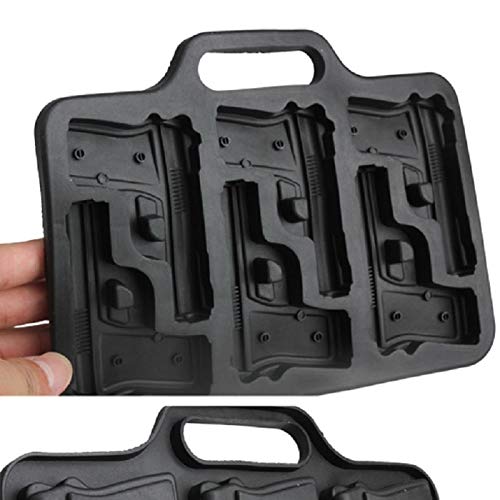 Ice Tray Cool Pistol Gun Style Ice Silicone Mold Ice Cream Maker Mold Kitchen Tools Bar Accessories - Thumbnail 5