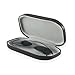 SMALL Clip On sunglasses case | Thin slim hard shell protective case for glasses Sun Clips Men & Women (AS510 Black)