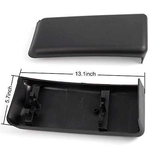 Winunite F150 Bumper Guards Pads Insert Replacement+Front Licenses Plate Frame Bracket Mounting Frame Holder 2009-2014 Ford F-150(Replaces OE Part: FO1068134 FO1053100)