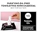 Garnier Skin Skinactive Clean+ Charcoal Oil-Free Makeup Remover Wipes, 2 Count