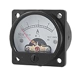 uxcell Class 2.5 Accuracy AC 0-5A Round Analog Panel Meter Ammeter Black