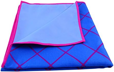 WOD Towel: The Ultimate Towel - For home use, Crossfit, the gym and yoga. (Pink/Blue)