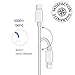 Vector Cables Braided Lightning Cable For iPhone 7 6 6s 6Plus 5SE 5s 5c 5 Cable This Lightning To USB Cable Is A Fast iPhone 5 Charger Cable & Data Sync iphone 5 car charger (4 PACK 3.3 FT)