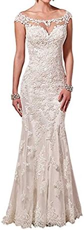 VEPYCLY Women's Elegant Wedding Dress Sexy Backless Sweetheart Lace Wedding Dresses For Brides 2017 Ivory 10