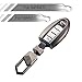 Rayhoo Oval Key Zinc Alloy Metal Case Protector Key Fob Smart Car Remote Key for Nissan Altima Maxima Sedan Pathfinder, for Infiniti, Fits Many Models (Metal Black)