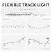 Globe Electric 5795501 Flexigon Track Light, 2X 42 Rails, Brushed Nickel